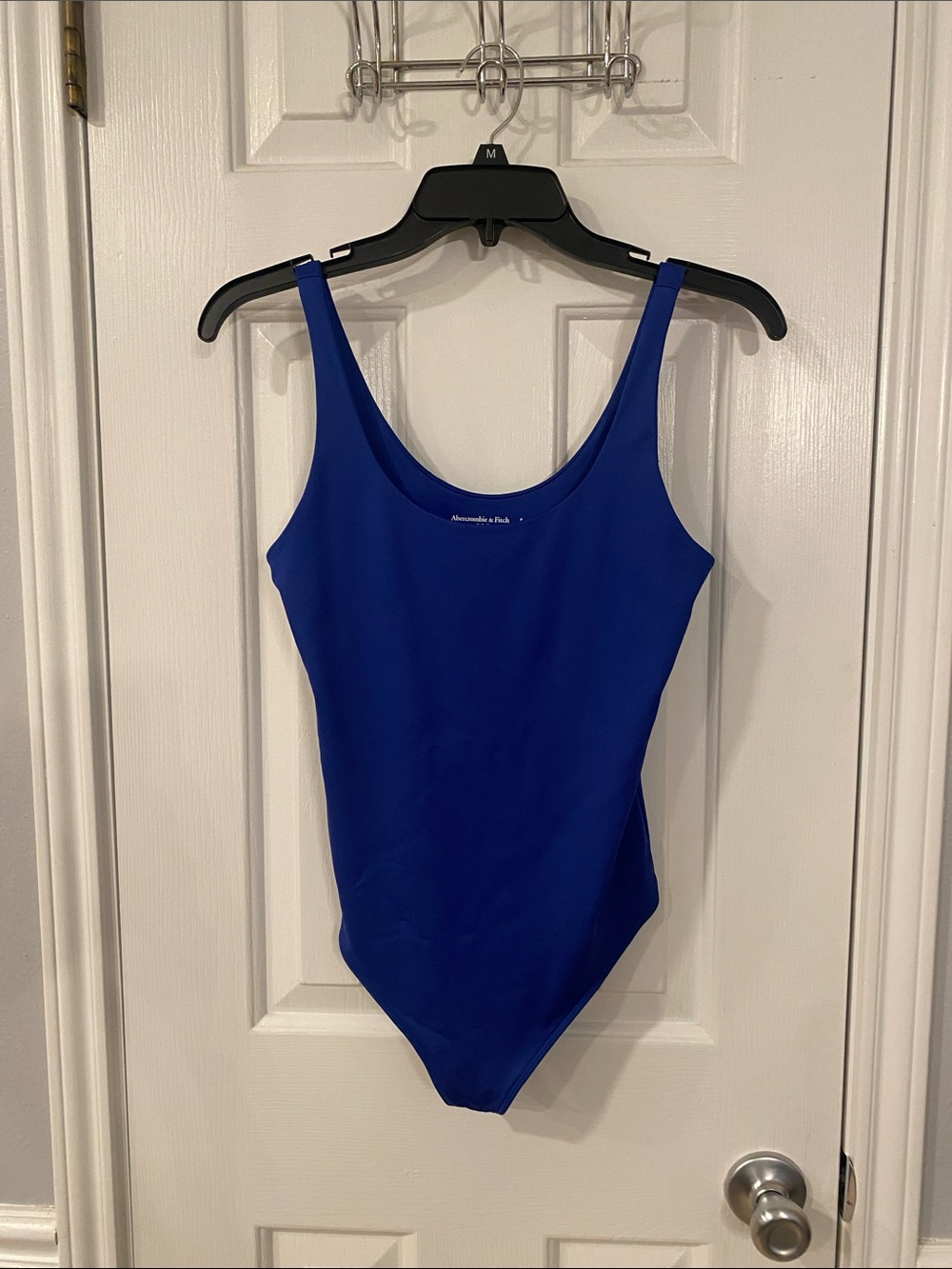 Abercrombie & Fitch Cobalt Blue Scoop Thong Bodysuit NWOT